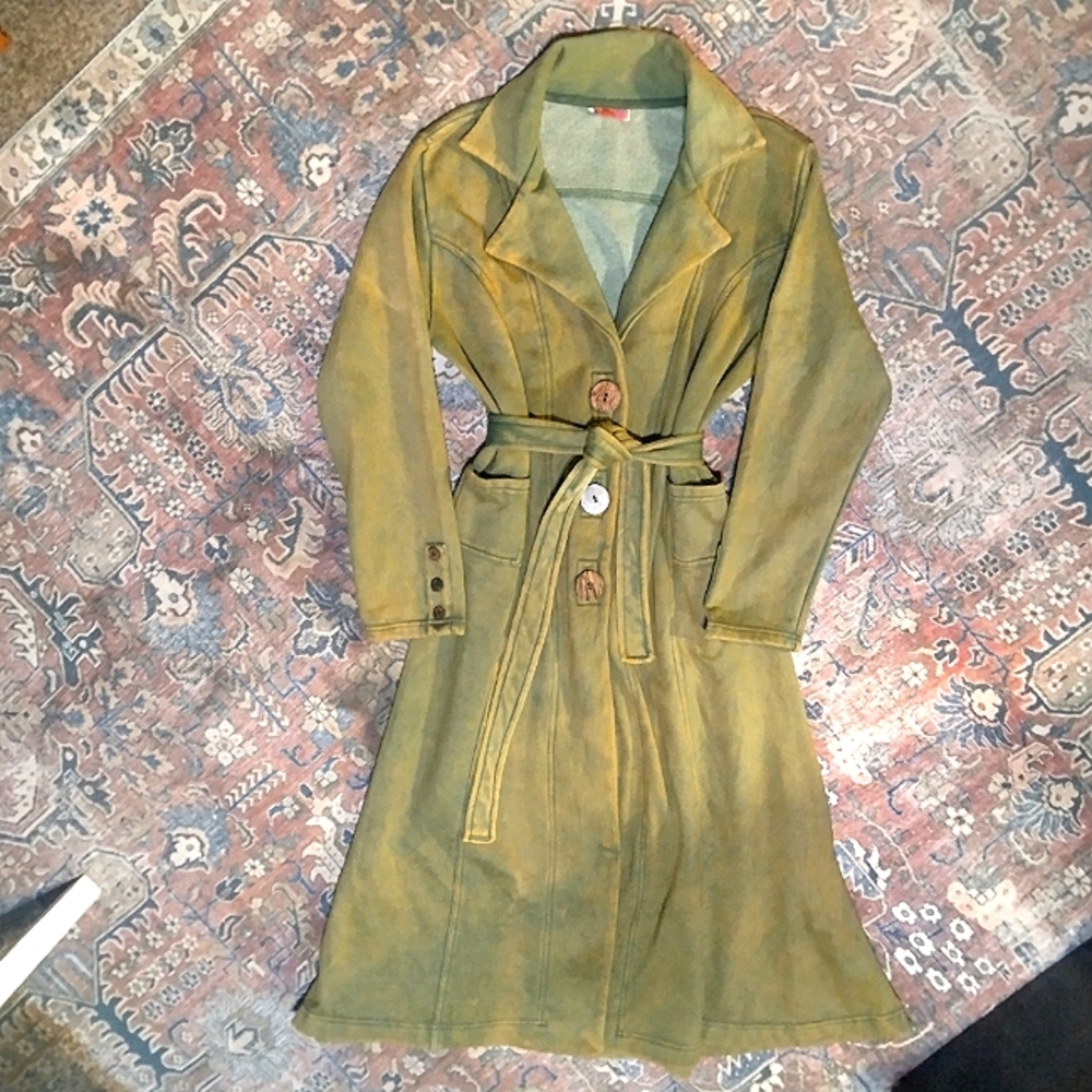 Olive Green Trench Coat